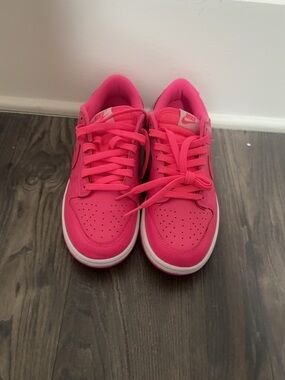 Nike Women’s Bright Pink Low-Top Nike Dunks Sneakers